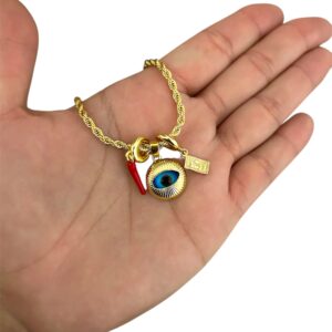 Necklace Amuleto Ojo Azul